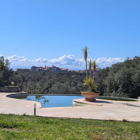 A Macchia, Piscine Et Vue Sur 빌라 *