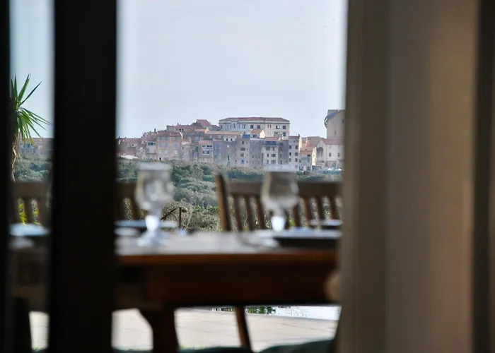 A Macchia, Piscine Et Vue Sur Bonifacio (Corsica)
